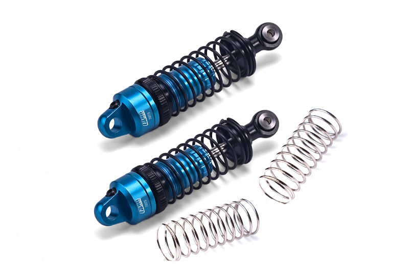 Aluminum 7075 Front Adjustable Spring Damper 70mm For Tamiya 1:10 R/C 58719 BBX BB-01 Upgrade Parts - Sky Blue