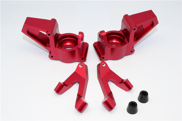 HPI Baja 5B RTR, 5B SS, 5T Aluminum Front Knuckle Arm - 1Pr Red