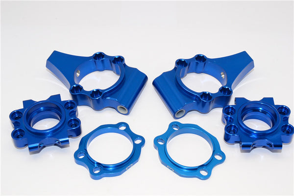 HPI Baja 5B RTR, 5B SS, 5T Aluminum Rear Knuckle Arm - 6Pcs Set Blue