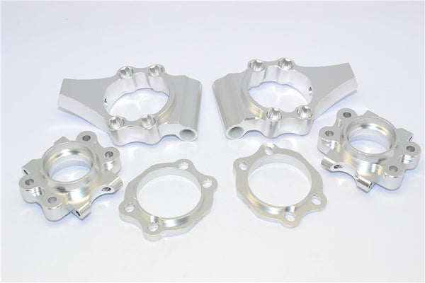 HPI Baja 5B RTR, 5B SS, 5T Aluminum Rear Knuckle Arm - 6Pcs Set Silver