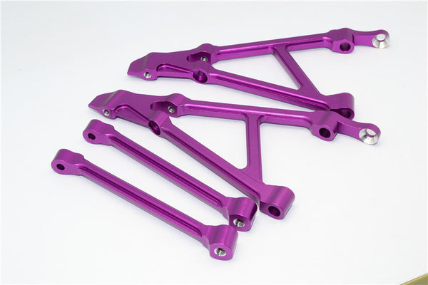 HPI Baja 5B RTR, 5B SS, 5T Aluminum Rear Shock Tower Support - 1Set Purple