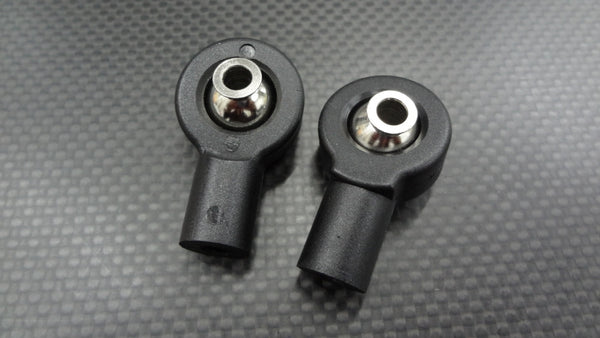 HPI Baja 5B RTR, 5B SS, 5T Nylon Black Ball Ends With Steel Balls For Aluminum Front Upper Arms - 2Pcs Set Black