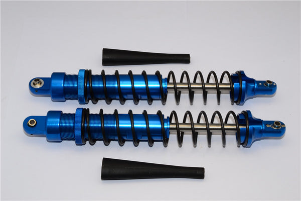 HPI Baja 5B RTR, 5B SS, 5T Aluminum Front Adjustable Spring Damper (186mm) With Silicone Cover & Aluminum Ball Ends - 1Pr Set Blue