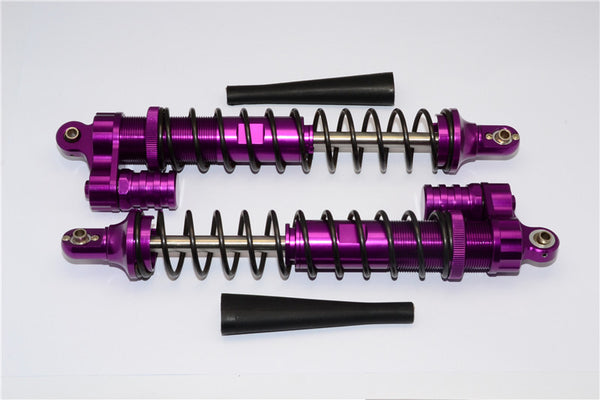 HPI Baja 5B RTR, 5B SS, 5T Aluminum Front L-Shape Dampers Adjustable Design With Piggy Back Length 186mm - 1Pr Purple