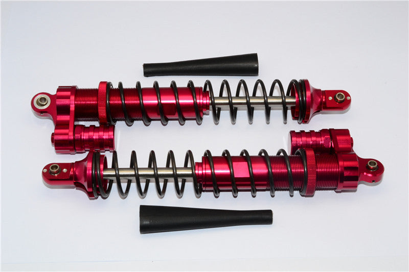 HPI Baja 5B RTR, 5B SS, 5T Aluminum Front L-Shape Dampers Adjustable Design With Piggy Back Length 186mm - 1Pr Red