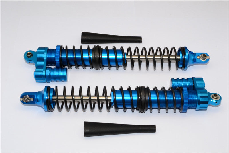 HPI Baja 5B RTR, 5B SS, 5T Aluminum Rear L-Shape Dampers Adjustable Design With Piggy Back Length 208mm - 1Pr Blue