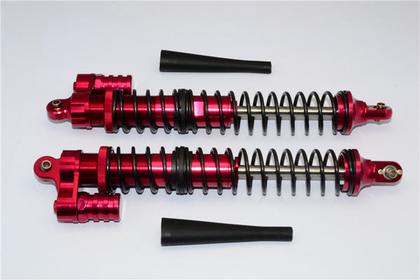 HPI Baja 5B RTR, 5B SS, 5T Aluminum Rear L-Shape Dampers Adjustable Design With Piggy Back Length 208mm - 1Pr Red