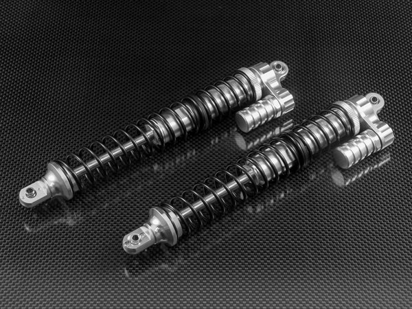 HPI Baja 5B RTR, 5B SS, 5T Aluminum Rear L-Shape Dampers-1Pr Adjustable Design With Piggy Back Length: 208mm Silver