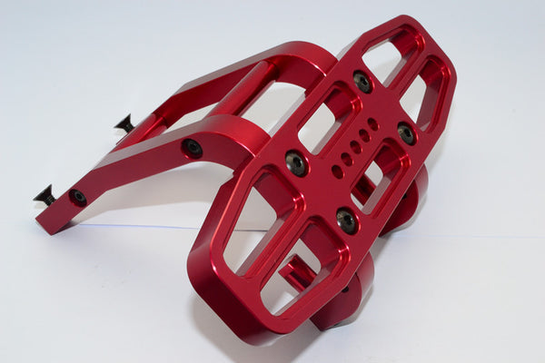 HPI Baja 5B RTR, 5B SS, 5T Aluminum Rear Skirt - 1 Set Red