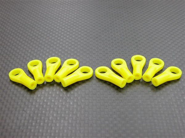 Nylon Long Length 5.8mm Sphere Cylinderical Ball Links For 3mm Thread & 2.5mm Thread Hole - 10Pcs