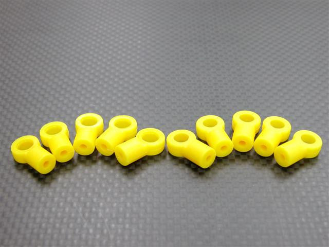 Nylon medium Length 5.8mm Sphere Cylinderical Ball Links For 3mm Thread & 2.5mm Thread Hole - 10Pcs (Shape A)