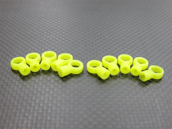 Nylon Short Length 5.8mm Sphere Cylinderical Ball Links For 3mm Thread & 2.5mm Thread Hole - 10Pcs (Shape B)