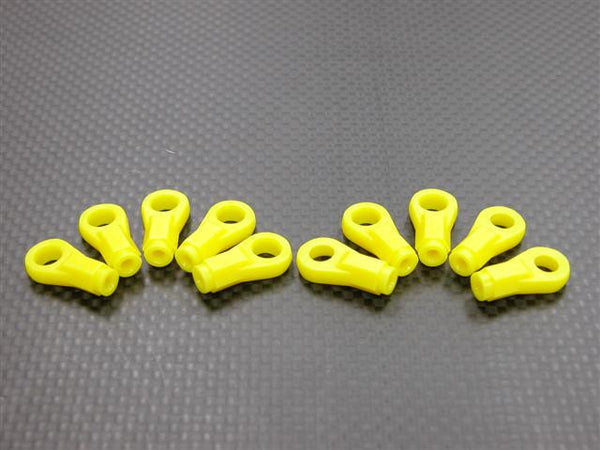 Nylon Long Length 5.8mm Sphere Cylinderical Ball Links For 3mm Thread & 2.6mm Thread Hole - 10Pcs (Shape D)