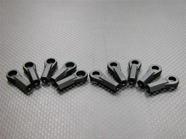 Nylon Extend Long Length 6.8mm Sphere Hexagonal Ball Links For 3mm Thread & 2.5mm Thread Hole - 10Pcs