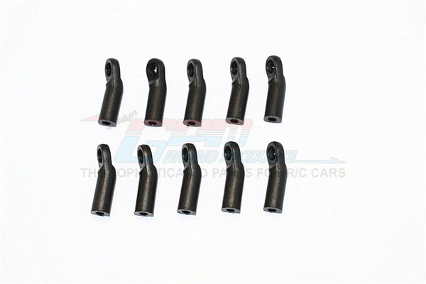 Nylon 4mm Clockwise And Anticlockwise Ball Links Of 24mm Long (Count From Middle Of The Hole And Use With 5.8mm Balls) - 10Pcs Black