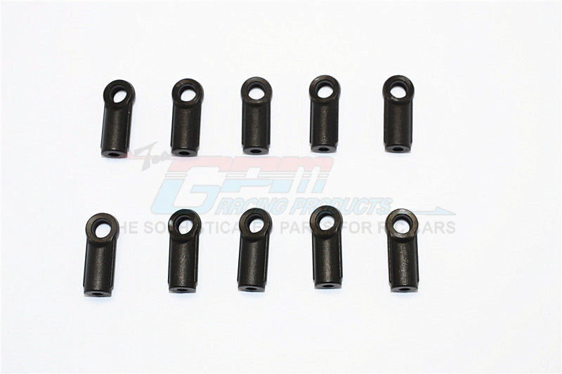 Nylon 4mm Clockwise And Anticlockwise Ball Links Of 18.5mm Long (Count From Middle Of The Hole And Use With 5.8mm Balls) - 10Pcs Black