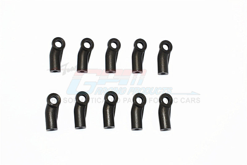 Nylon 4mm Clockwise And Anticlockwise Ball Links Of 19mm Long (Count From Middle Of The Hole And Use With 5.8mm Balls) - 10Pcs Black