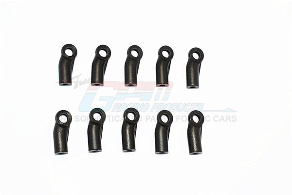 Nylon 4mm Clockwise And Anticlockwise Ball Links Of 19mm Long (Count From Middle Of The Hole And Use With 5.8mm Balls) - 10Pcs Black