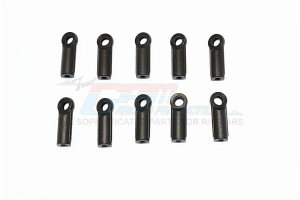 Nylon 4mm Clockwise And Anticlockwise Ball Links Of 21.5mm Long (Count From Middle Of The Hole And Use With 5.8mm Balls) - 10Pcs Black