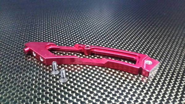 HPI Bullet 3.0 Nitro Aluminum Rear Anti-Bending Plate - 1Pc Set Red