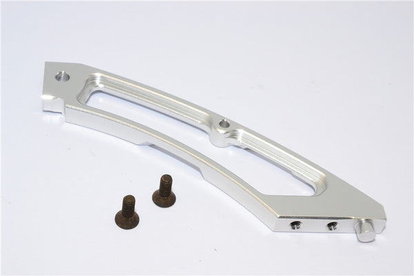 HPI Bullet 3.0 Nitro Aluminum Rear Anti-Bending Plate - 1Pc Silver