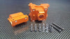 HPI Bullet Nitro 3.0 Aluminum Front/Rear Gear Box - 1 Set Orange