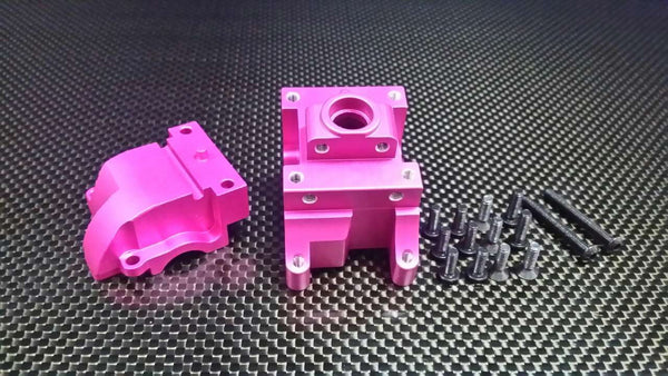 HPI Bullet Nitro 3.0 Aluminum Front/Rear Gear Box - 1 Set Pink