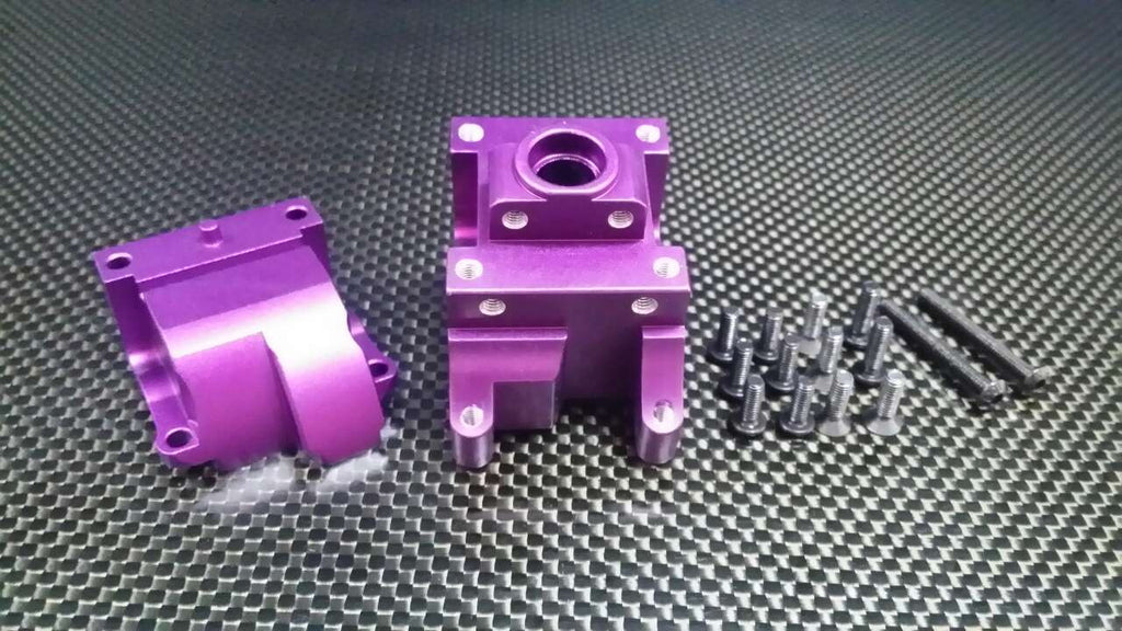 HPI Bullet Nitro 3.0 Aluminum Front/Rear Gear Box - 1 Set Purple