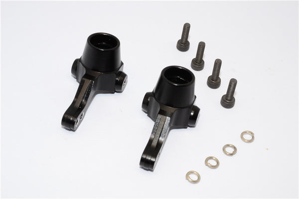 HPI Bullet 3.0 Nitro & Bullet Flux Aluminum Front Knuckle Arm - 1Pr Set Black