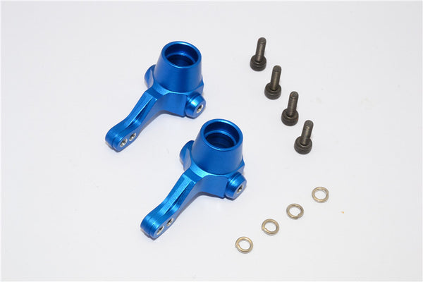 HPI Bullet 3.0 Nitro & Bullet Flux Aluminum Front Knuckle Arm - 1Pr Set Blue