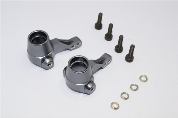 HPI Bullet 3.0 Nitro & Bullet Flux Aluminum Front Knuckle Arm - 1Pr Set Gray Silver