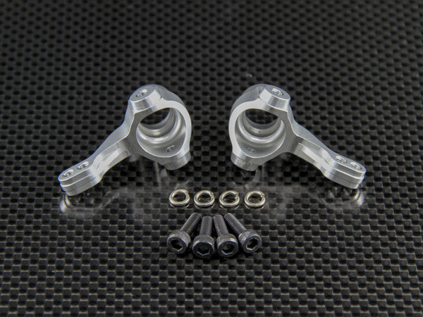 HPI Bullet 3.0 Nitro & Bullet Flux Aluminum Front Knuckle Arm - 1Pr Set Silver