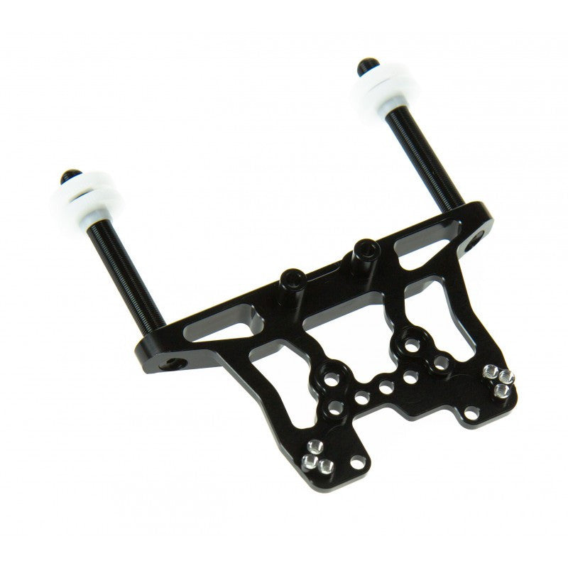 HPI Bullet 3.0 Nitro & Bullet Flux  Aluminum Front/Rear Damper Mount With Body Posts - 1 Set Black