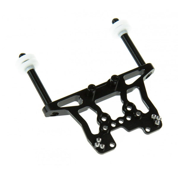 HPI Bullet 3.0 Nitro & Bullet Flux  Aluminum Front/Rear Damper Mount With Body Posts - 1 Set Black