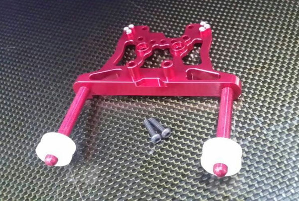 HPI Bullet 3.0 Nitro &amp; Bullet Flux Aluminum Front/Rear Damper Mount With Body Posts - 1Set Red