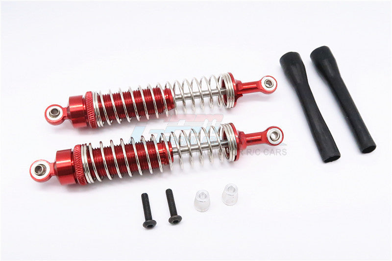 HPI Bullet 3.0 Nitro & Bullet Flux Aluminum Front/Rear Adjustable Spring Damper With 3.5mm Thick Steel Shaft - 1Pr Set Red