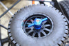 Losi 1/10 Baja Rey 4WD Desert Truck (LOS03008) Aluminium Spare Tire Locking - 1Pc Blue