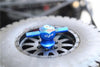 Losi 1/10 Baja Rey 4WD Desert Truck (LOS03008) Aluminium Spare Tire Locking - 1Pc Blue