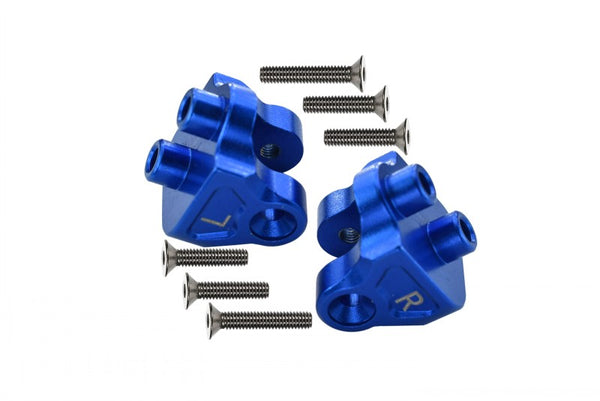 Losi 1:10 Baja Rey / Rock Rey / Hammer Rey U4 Aluminum Rear Upper Axle Mount Set For Suspension Links - 1Pr Set Blue