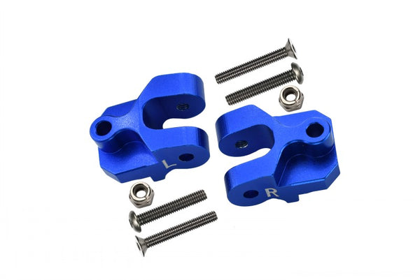 Losi 1:10 Baja Rey / Rock Rey / Hammer Rey U4 Aluminum Rear Lower Axle Mount Set For Suspension Links - 1Pr Set Blue