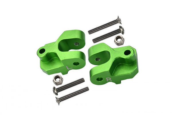 Losi 1:10 Baja Rey / Rock Rey / Hammer Rey U4 Aluminum Rear Lower Axle Mount Set For Suspension Links - 1Pr Set Green