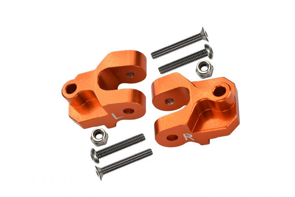 Losi 1:10 Baja Rey / Rock Rey / Hammer Rey U4 Aluminum Rear Lower Axle Mount Set For Suspension Links - 1Pr Set Orange