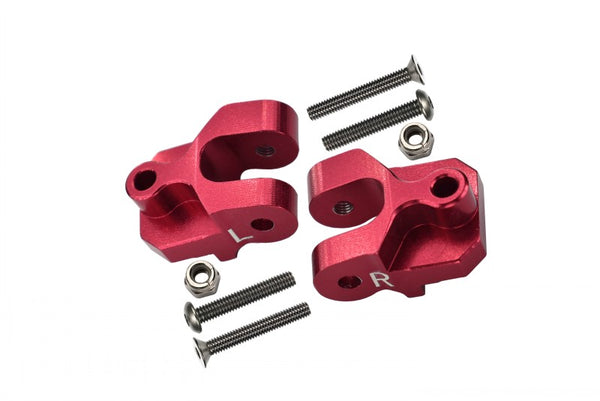 Losi 1:10 Baja Rey / Rock Rey / Hammer Rey U4 Aluminum Rear Lower Axle Mount Set For Suspension Links - 1Pr Set Red