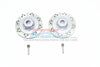 Losi 1/10 Baja Rey 4WD Desert Truck (LOS03008) Aluminum +1.5mm Hex With Brake Disk With Silver Lining - 1Pr Set Gray Silver