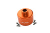 Losi 1/10 Baja Rey 4WD Desert Truck Aluminum Front Or Rear Diff Case - 1Pc Set Orange