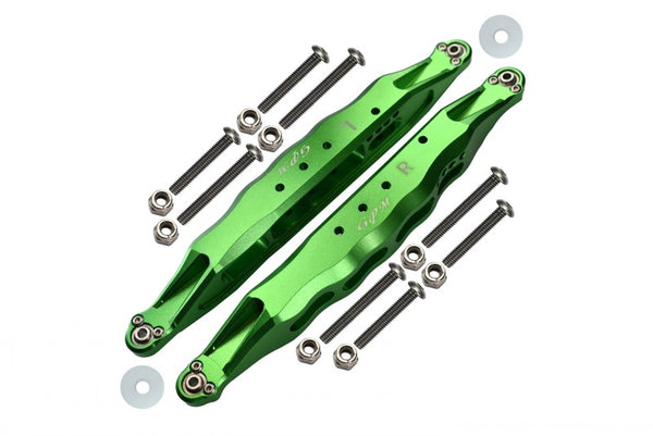 Losi 1:10 Baja Rey / Rock Rey / Hammer Rey U4 Aluminum Rear Lower Trailing Arms - 1Pr Set Green