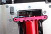 Losi 1:10 Baja Rey / Rock Rey Aluminum Motor Mount Plate With Heat Sink Fins - 1Pc Set Silver
