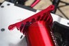 Losi 1:10 Baja Rey / Rock Rey Aluminum Motor Mount Plate With Heat Sink Fins - 1Pc Set Red