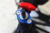 Losi 1:10 Baja Rey / Rock Rey / Hammer Rey U4 Aluminum Rear Axle Adapters - 1Pr Set Red