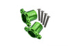 Losi 1:10 Baja Rey / Rock Rey / Hammer Rey U4 Aluminum Rear Axle Adapters - 1Pr Set Green